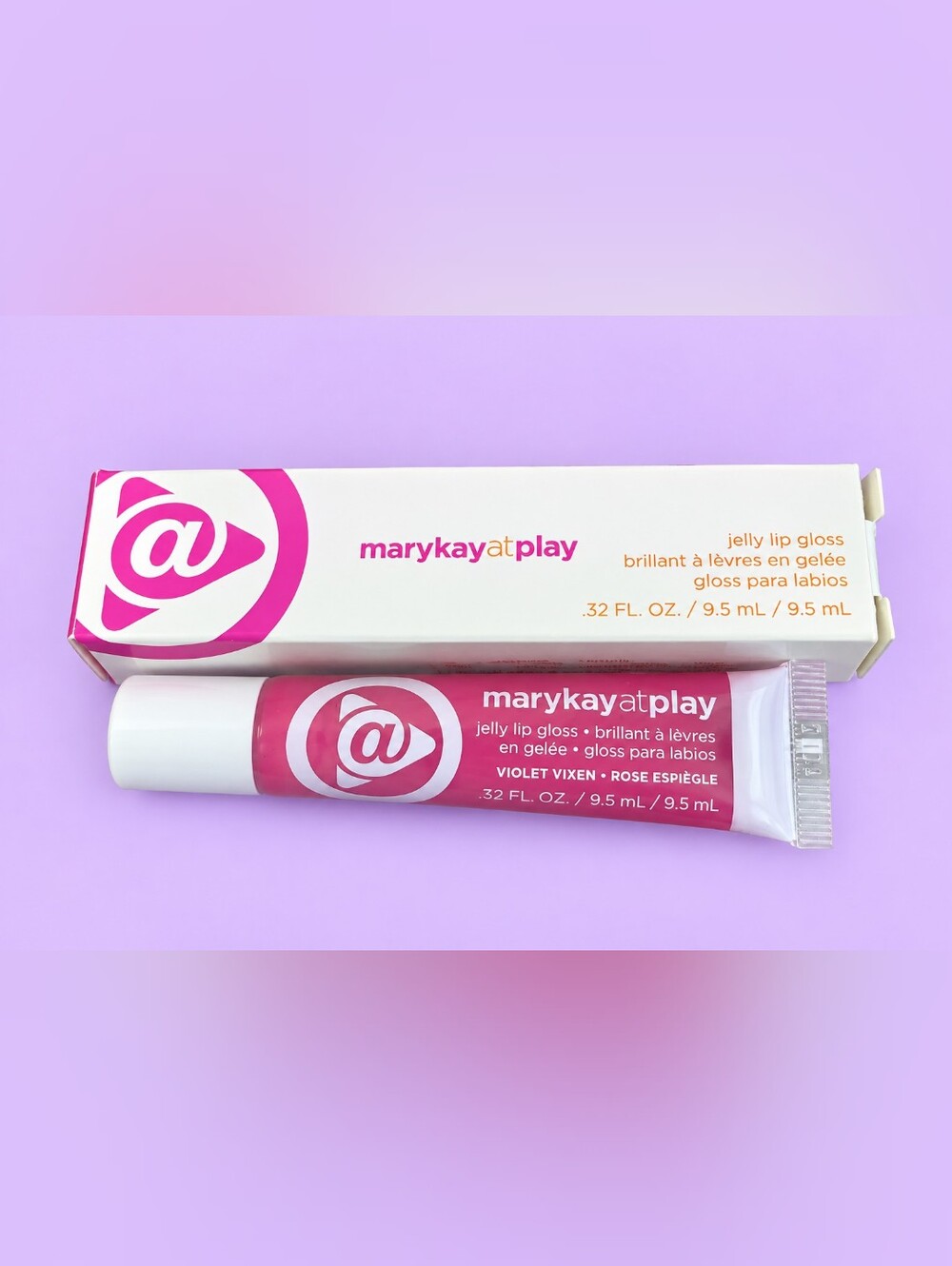 Mary Kay At Play Jelly Lip Gloss Violet Vixen #062093 NEW lot of 2!